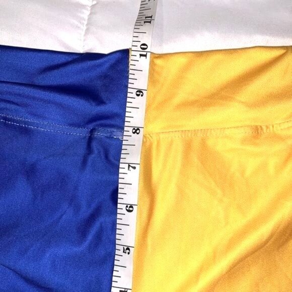 Los Angeles Rams NFL Womens Leggings XL Blue & Gold Sports Apparel Stretch Fit - Picture 13 of 14